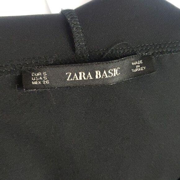 Zara Women's Small Pink Black White Colorblock Track Hooded Jacket - Picture 9 of 9